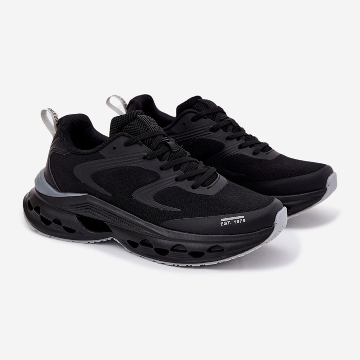 Zapatos deportivos masculinos en el Big Star RR174022 Hi-Polish Platform Black System negro 1