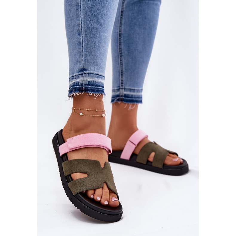 Flip Flip Flip con Vinceza 17401 Pink-Re-Iguk Velcro verde 2