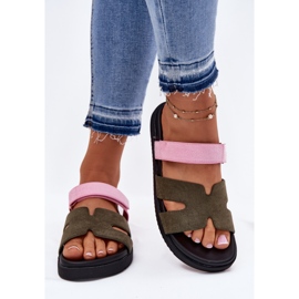 Flip Flip Flip con Vinceza 17401 Pink-Re-Iguk Velcro verde 3