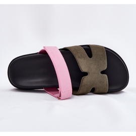 Flip Flip Flip con Vinceza 17401 Pink-Re-Iguk Velcro verde 8