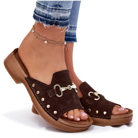 Zapatillas de ante mujeres inblu tf0002k marrón 6
