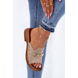 Zapatillas de ante mujeres inblu tf0002k beige 6