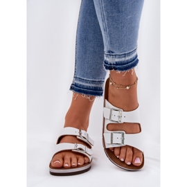 Flip Flip Flip Whip con hebilla inblu CP000042 White blanco 3