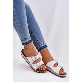 Flip Flip Flip Whip con hebilla inblu CP000042 White blanco 5