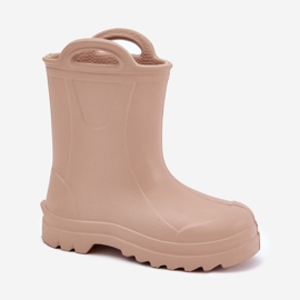 Galoshes de niños de Lemigo Doggy 735 beige 5
