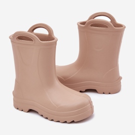 Galoshes de niños de Lemigo Doggy 735 beige 4