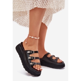 Flip Flip Flip Flip en la plataforma con rayas negras negro 1