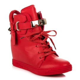 Vinceza Zapatillas rojas rojo 2