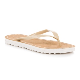 Vinceza Chanclas beige 3