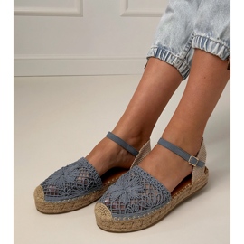 Sandalias de aluminosas azules 1