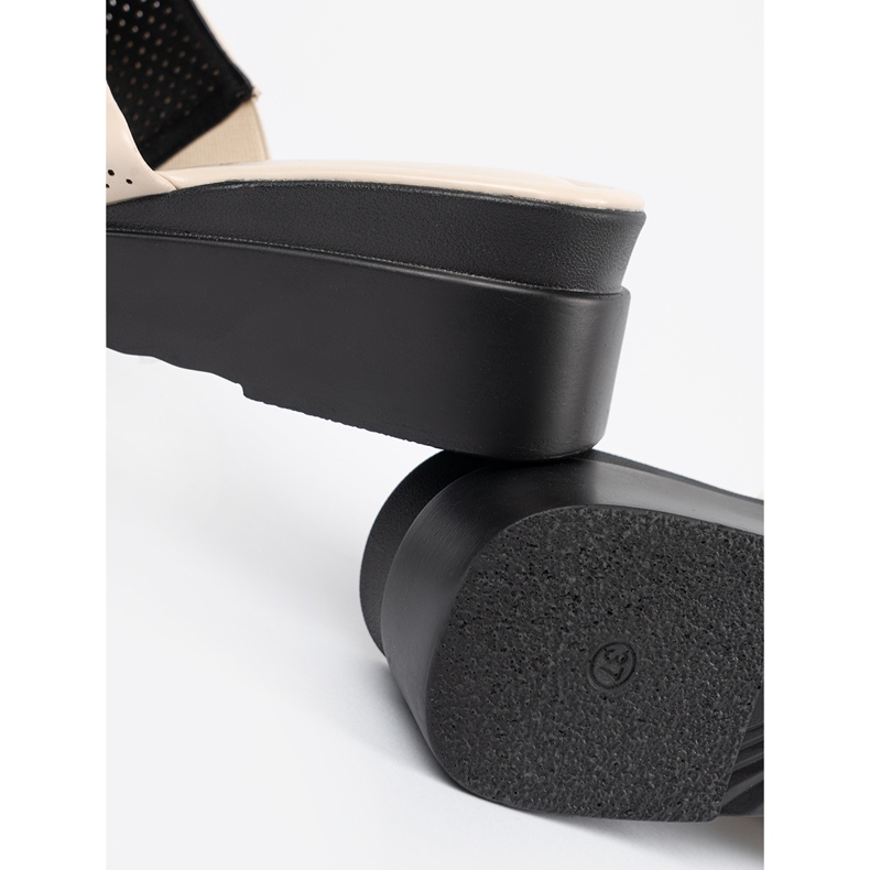 Seastar Zapatillas beige femeninas en la plataforma 1