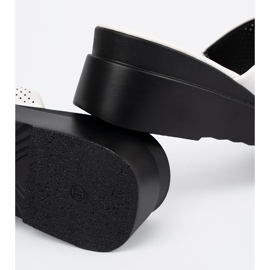 Seastar Chanclas blancas de trabajo abierto en la plataforma blanco 1 Seastar Chanclas blancas de trabajo abierto en la plataforma blanco 1