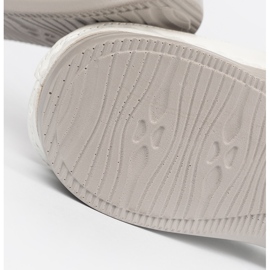 Seastar Chanclas blancas con la nariz llena y una hebilla blanco 2