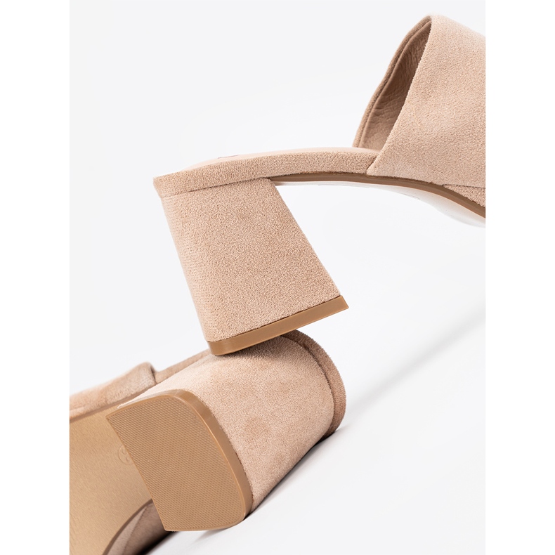 Seastar Tacones altos de las mujeres beige 1