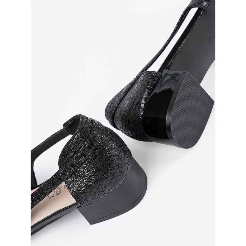 Goodin Zapatos corredizos negros con dedos desnudos 1 Goodin Zapatos corredizos negros con dedos desnudos 1