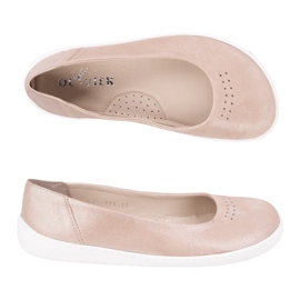 Olivier Slip de bombas minimalistas para mujeres descalzos -in 1771pol mini satén rosa rosado 5