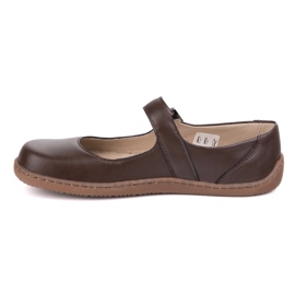 Ballerinas Women Ballerinas Olivier 1286 - zapatos de cuero con hebilla marrón 1