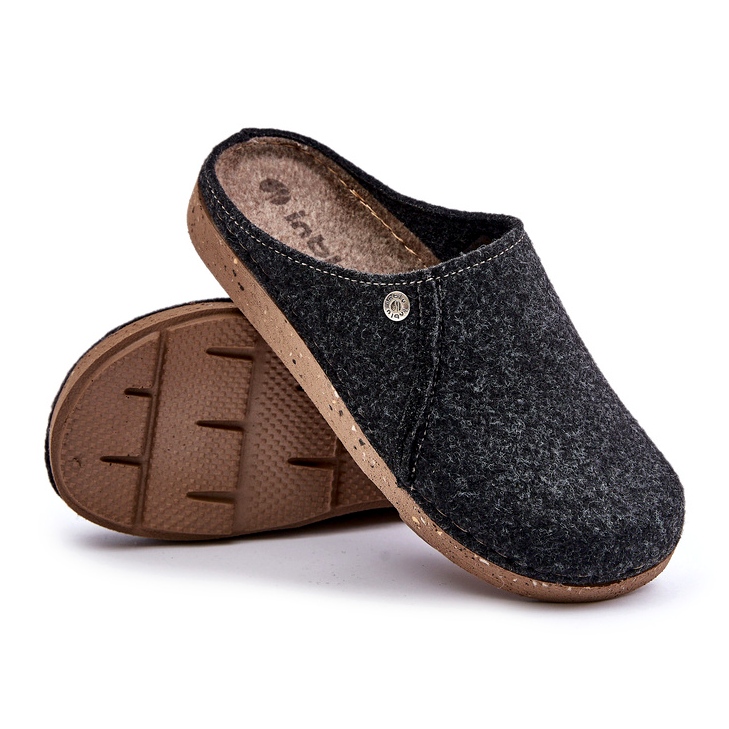 Zapatillas caseras para hombres inblu mt000011 grafito negro 2 Zapatillas caseras para hombres inblu mt000011 grafito negro 2