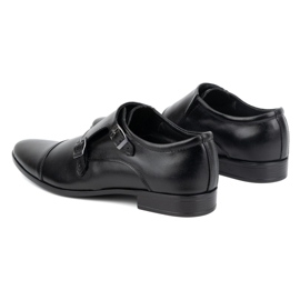 Olivier Zapatos formales de piel Monki 306LU negro 3