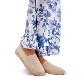 Apartrilles de mujeres con Vinceza 13624 Beige Braid 1