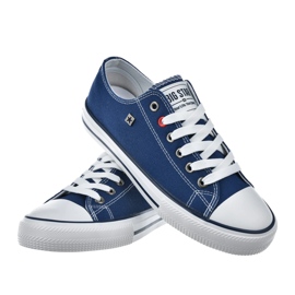 Zapatillas de deporte femenino Big Star nn274653 Zapatos azul marino 4