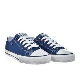 Zapatillas de deporte femenino Big Star nn274653 Zapatos azul marino 3
