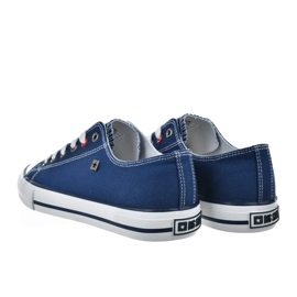 Zapatillas de deporte femenino Big Star nn274653 Zapatos azul marino 2