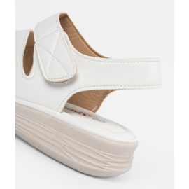 Seastar Sandalias de velcro blancas de mujeres blanco 1