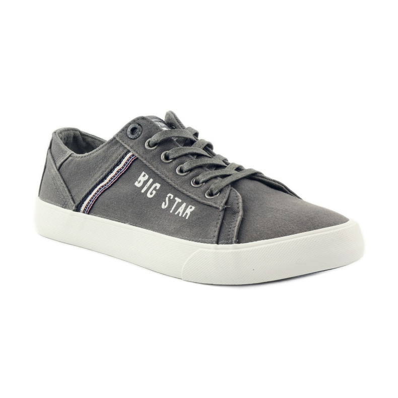 Big Star 174316 zapatillas atadas gris 1