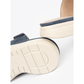 Flip de velcro de mujer cómodas azul 1 Flip de velcro de mujer cómodas azul 1