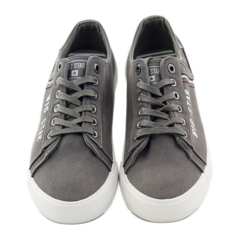 Big Star 174316 zapatillas atadas gris 4