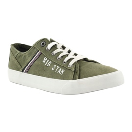 Zapatillas deportivas Big star 174315 jeans caqui verde 1
