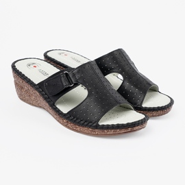 J. Star Godas negras con recortes negro 2