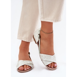Sandalias planas de Maciejka 04614-46 Menta verde 3