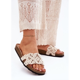 Flip Flip Flip Flip en la plataforma de corcho beige 2