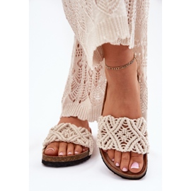 Flip Flip Flip Flip en la plataforma de corcho beige 3