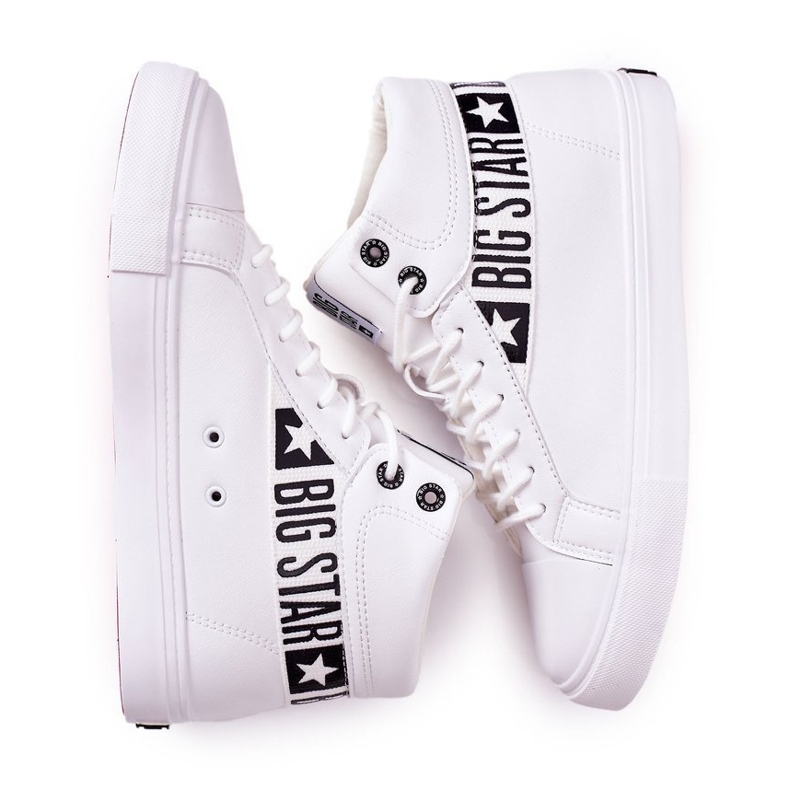 Zapatillas de Hombre Low Big Star High Blanco EE174340 2