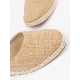 Shelvt Sandalias beige alpargatas en cuña 1 Shelvt Sandalias beige alpargatas en cuña 1