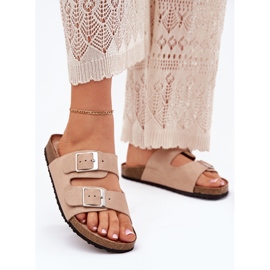 Flip Flip Flip Flip en la plataforma de corcho Beige Buckles 2