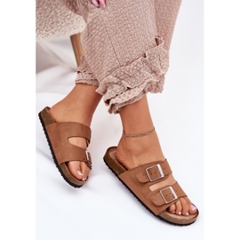 Flip Flip Flip Flip en la plataforma Camel Camel Cork marrón 9