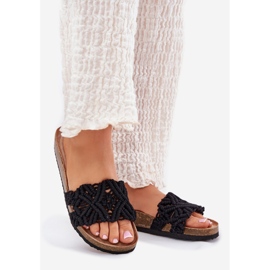 Flip Flip Flip Flip en la plataforma de corcho Black negro 1