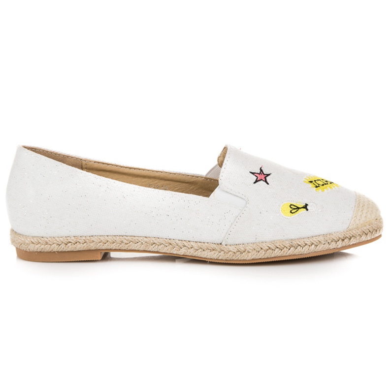 Seastar Alpargatas con parches blanco 1