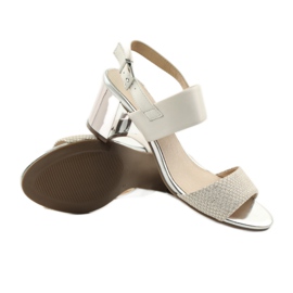 Caprice sandalias zapatos de mujer 28302 marrón amarillo 3