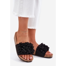 Flip Flip Flip Flip en la plataforma de corcho Black negro 1