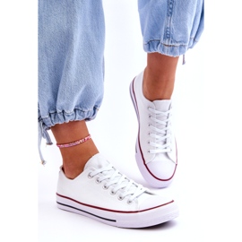 Zapatillas de deporte clásicas blancas para mujeres blanco 3 Zapatillas de deporte clásicas blancas para mujeres blanco 3