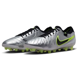 Nike TIempo Legend 10 Elite AG-Pro DV4330-001 Zapatos de fútbol plata 5