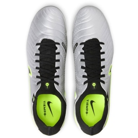 Nike TIempo Legend 10 Pro FG DV4333-001 Zapatos de fútbol plata 2