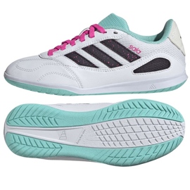 Adidas Super Sala III en zapatos de fútbol JR5400 blanco 1