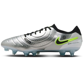 Nike TIempo Legend 10 Elite SG-Pro AC DV4329-001 Zapatos de fútbol plata 2