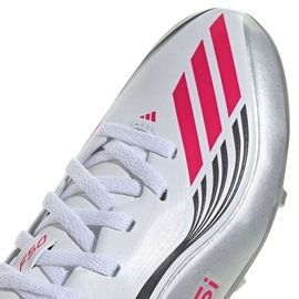 Adidas F50 Messi League FG/MG JP7454 Zapatos de fútbol blanco 6
